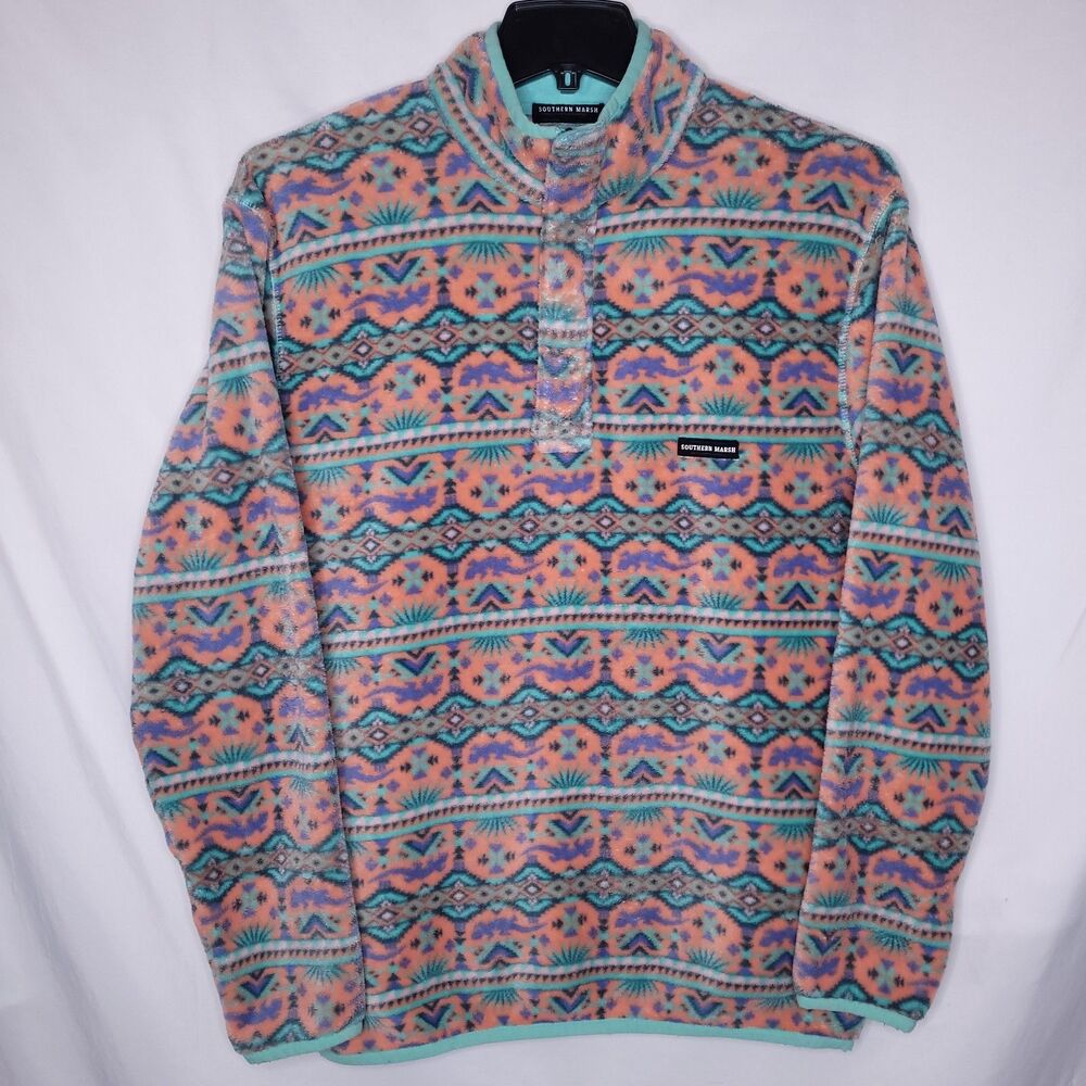 Southern Marsh Fleece Jacket Womens Aztec Southern 1/4 Zip